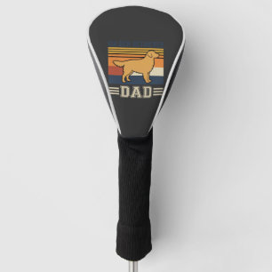 Golden Retriever Dad Retro Dog Golf Head Cover