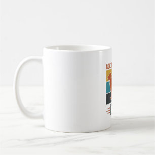 Golden Retriever Dad Vintage Dog Lover Vector Desi Coffee Mug