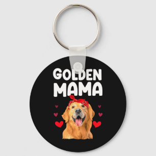 Golden Retriever Design For Mum Women Golden Retri Key Ring