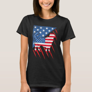 Golden Retriever Dog 4th Of July Merica Men Women T-Shirt