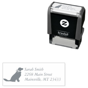 Golden Retriever Dog Baby Shower Self-inking Stamp