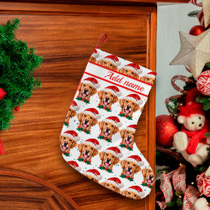Golden Retriever Dog Breed Christmas Small Christmas Stocking