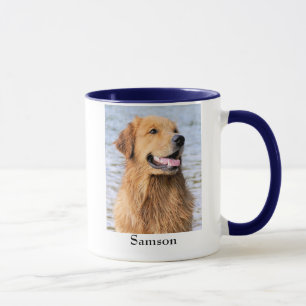Golden Retriever Dog Breed Mug Customisable Text