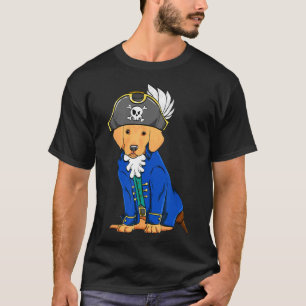 Golden Retriever Dog Breeds As A Pirate Sweet Dog  T-Shirt