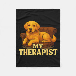 Golden Retriever Dog Clothes For Humans My Therast Fleece Blanket