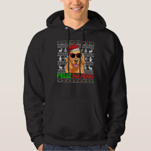 Golden Retriever Dog Feliz Navidog Hoodie