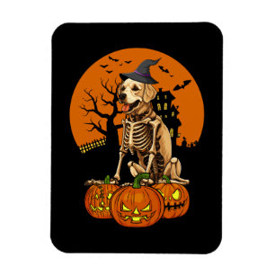 Golden Retriever Dog Halloween Magnet