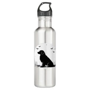 Golden Retriever Dog – Halloween Moon Silhouette O 710 Ml Water Bottle
