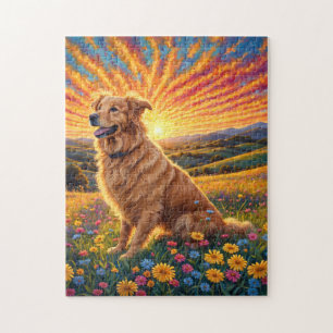 Golden Retriever dog Jigsaw Puzzle