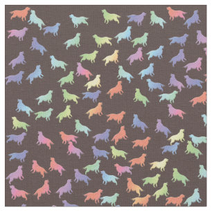 Golden Retriever Dog Joy Fabric