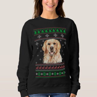 Golden Retriever Dog Lover Ugly Christmas Sweater 