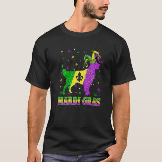 Golden Retriever Dog Mardi Gras Carnival Jester Be T-Shirt