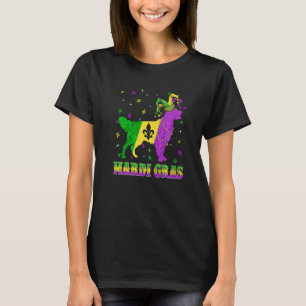 Golden Retriever Dog Mardi Gras Carnival Jester Be T-Shirt