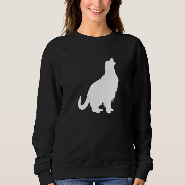 Golden Retriever Dog  Mom Dad Pet Cute  Puppy Sweatshirt (Front)