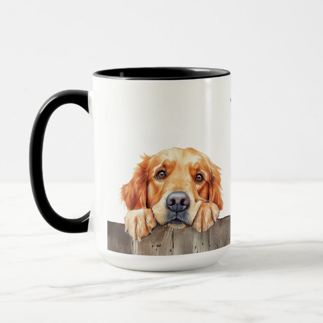 Golden Retriever Dog Mug (Left)