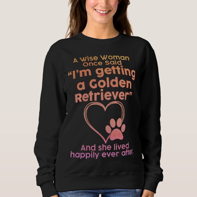 Golden Retriever Dog Mum Pet Sweatshirt (Front)