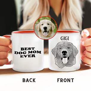 Golden Retriever Dog Personalized Hand Drawing Mug