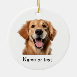Golden Retriever Dog Pet Animal Ceramic Ornament