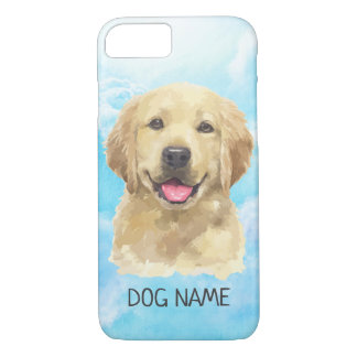 Golden Retriever Dog Pet Animal Watercolor iPhone 8/7 Case