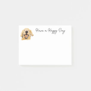 Golden Retriever Dog Pet Animal watercolor Post-it Notes