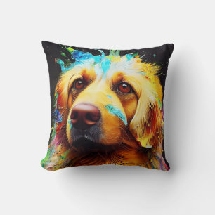 Golden Retriever Dog Pet Cute Adorable Animal Cushion