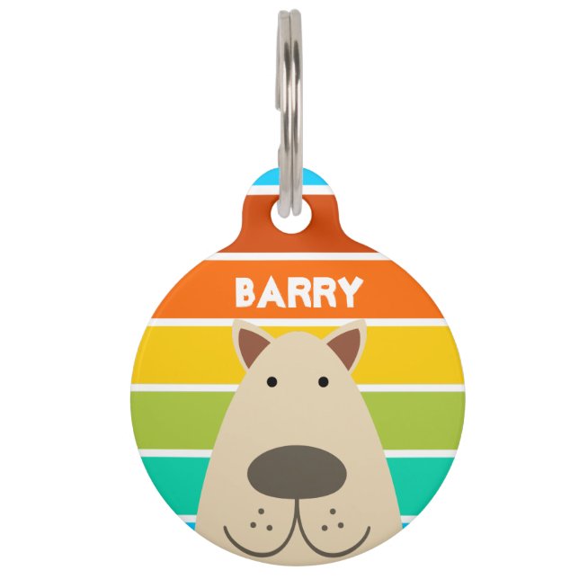 Golden Retriever Dog Pet Tag (Front)