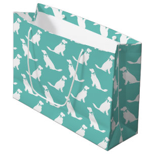 Golden Retriever Dog Puppy Large Gift Bag