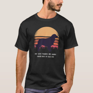 Golden Retriever Dog Retro  7 T-Shirt