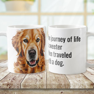 Golden Retriever Dog Saying Coffee Mug