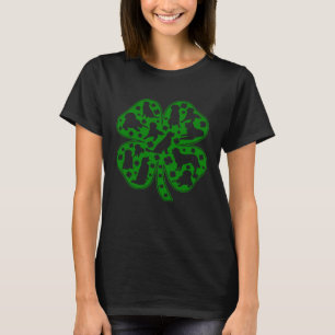 Golden Retriever Dog Shamrock Saint Patricks Day B T-Shirt