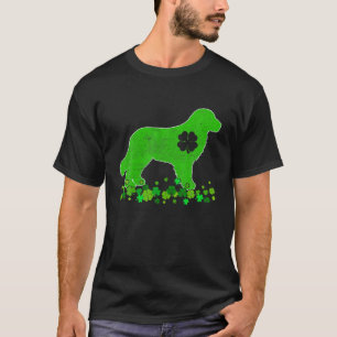 Golden Retriever Dog St. Patrick's Day Cute Shamro T-Shirt