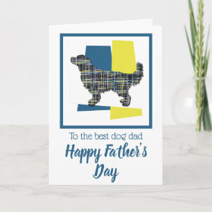 Golden Retriever Dog TriColour Father’s Day Card