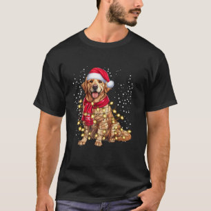 Golden retriever dog Ugly Christmas Dog Xmas Boys T-Shirt