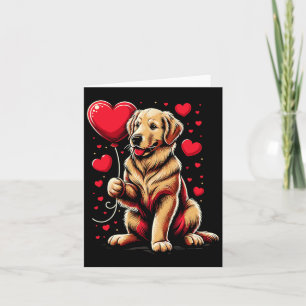 Golden Retriever Dog Valentine's Day Dog Owner Val Card