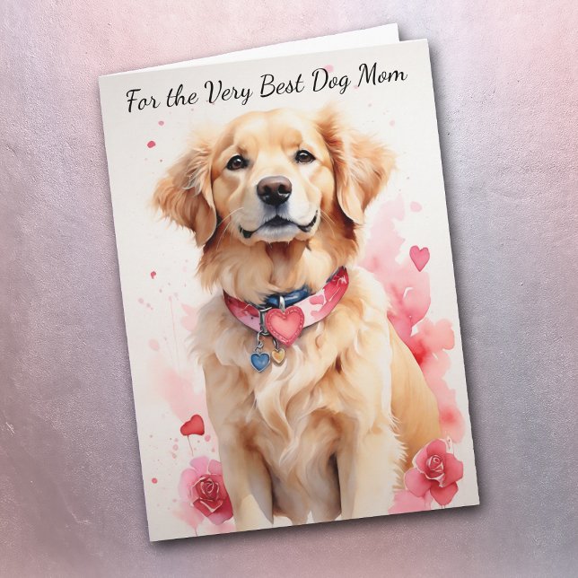 Golden Retriever Dog You Make My Tail Wag Holiday Card (Creator Uploaded)