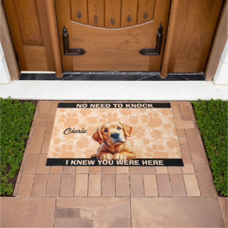 GOLDEN RETRIEVER DOORMAT