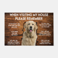 Golden Retriever Doormat, Golden Retriever Lover