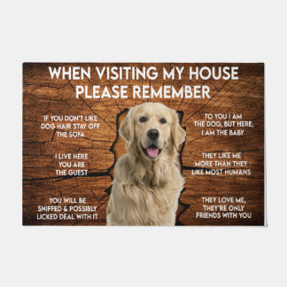 Golden Retriever Doormat, Golden Retriever Lover Doormat