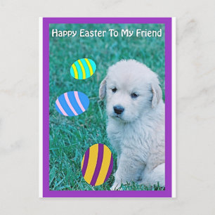 Golden Retriever Easter Puppy Cards & Gifts