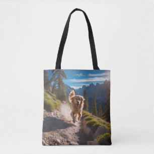 Golden Retriever Elegant Shoulder Tote Bag