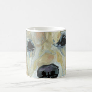 Golden Retriever Eyes and Nose Art Mug