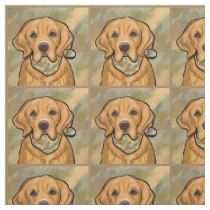 GOLDEN RETRIEVER FABRIC