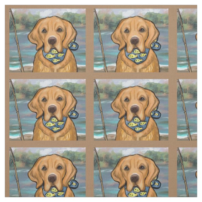 Golden Retriever Fabric (Swatch)