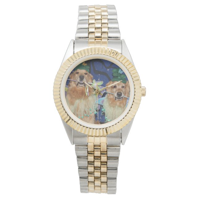 Golden Retriever Fairies Watch (Front)