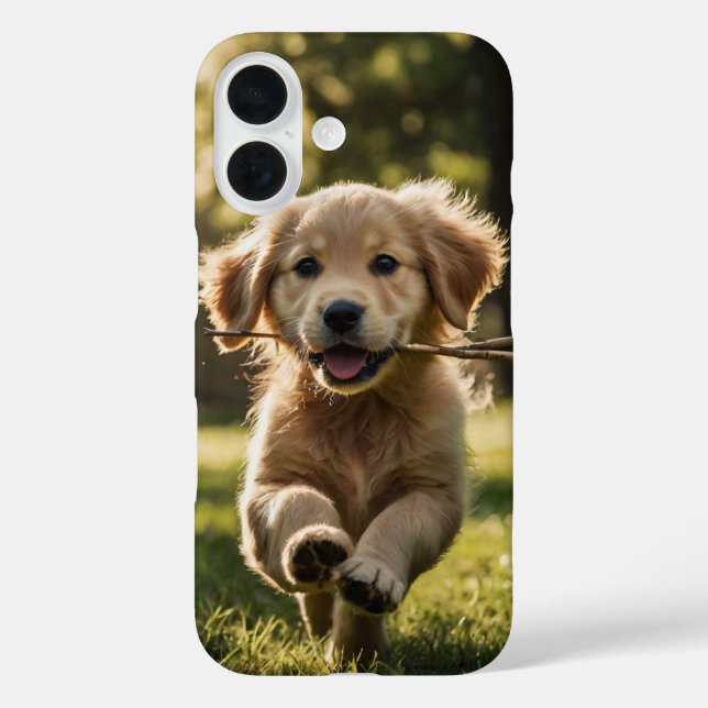 Golden Retriever Fetch Case-Mate iPhone Case (Back)