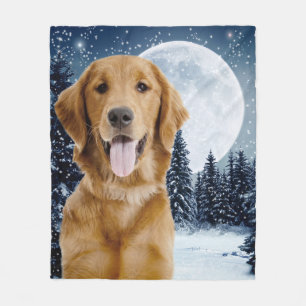Golden Retriever Fleece Blanket