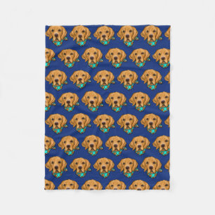 Golden Retriever Fleece Blanket