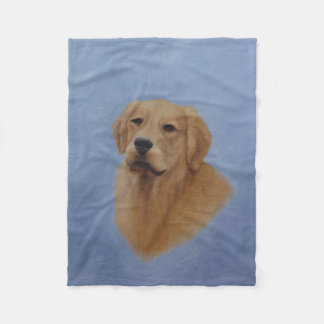 Golden Retriever Fleece Blanket