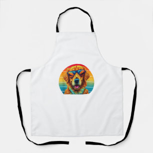 Golden Retriever for Kids Boys Girls Sunglasses Pe Apron