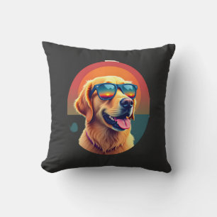 Golden Retriever for Kids Boys Girls Sunglasses Pe Cushion